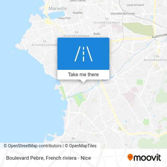 Boulevard Pebre map