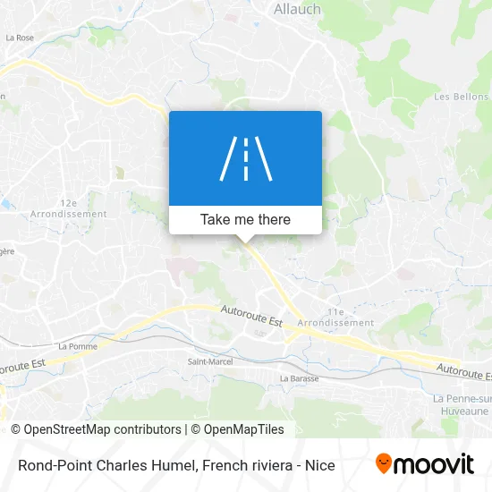 Rond-Point Charles Humel map