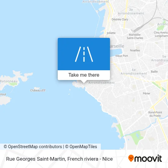 Mapa Rue Georges Saint-Martin
