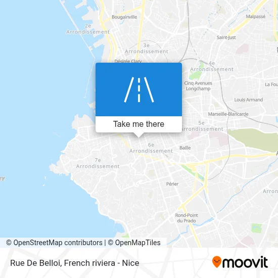 Rue De Belloi map