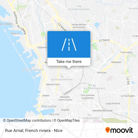 Rue Arnal map