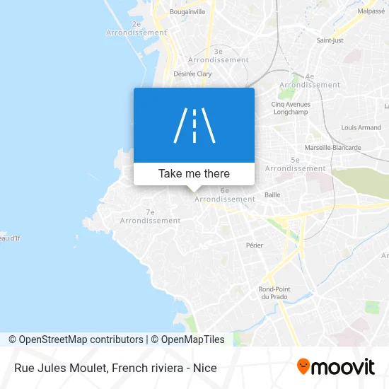 Mapa Rue Jules Moulet