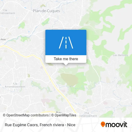 Rue Eugène Caors map