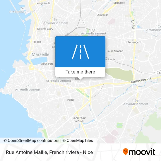 Mapa Rue Antoine Maille