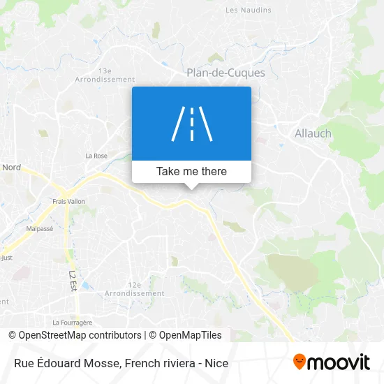 Rue Édouard Mosse map