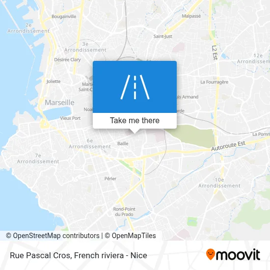 Mapa Rue Pascal Cros