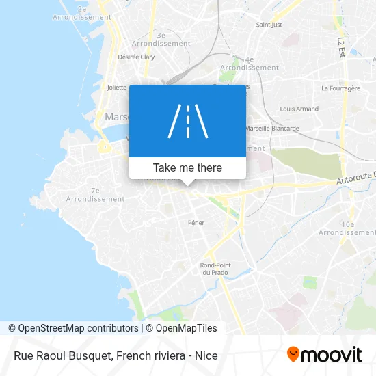 Rue Raoul Busquet map