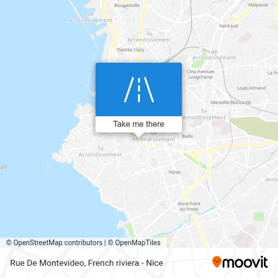 Mapa Rue De Montevideo