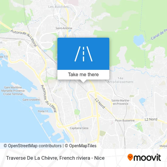 Traverse De La Chèvre map