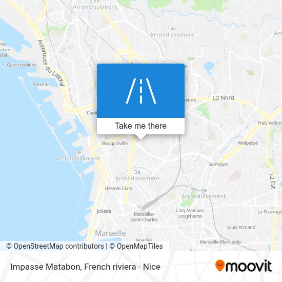 Impasse Matabon map
