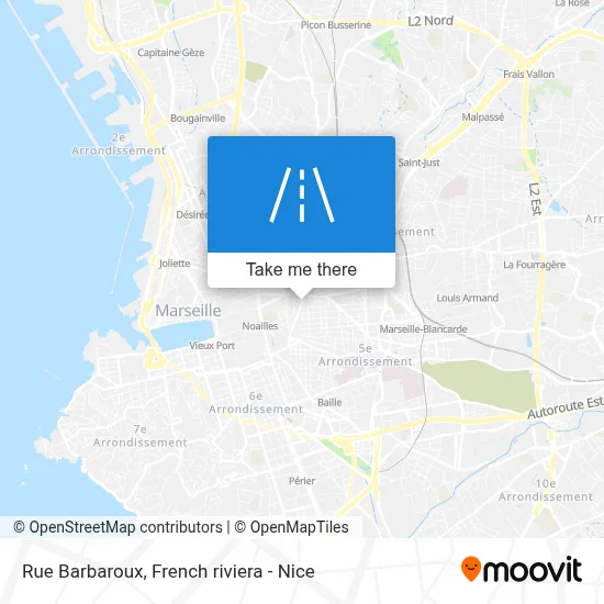 Rue Barbaroux map