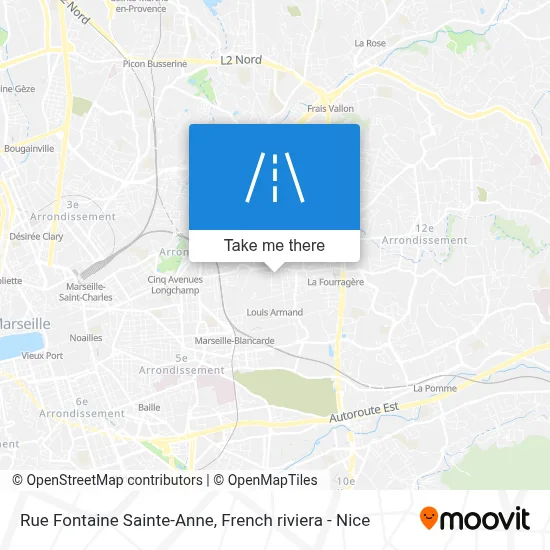 Rue Fontaine Sainte-Anne map