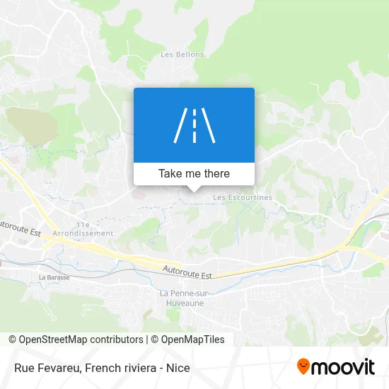 Mapa Rue Fevareu