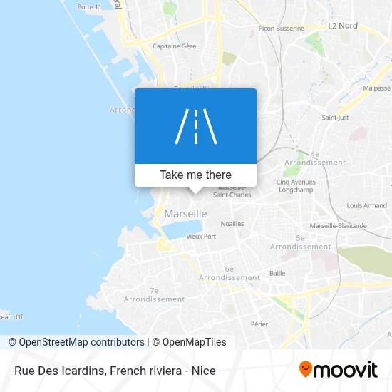 Rue Des Icardins map