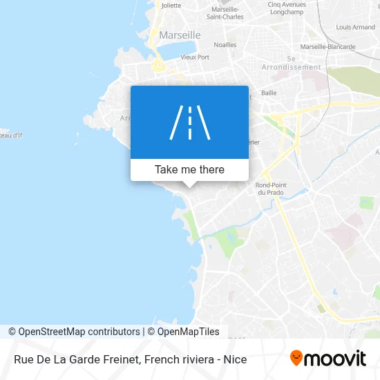 Rue De La Garde Freinet map