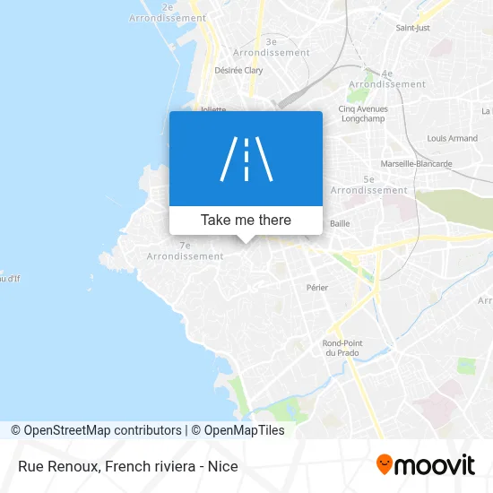 Mapa Rue Renoux