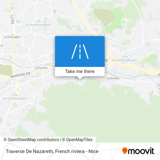 Traverse De Nazareth map