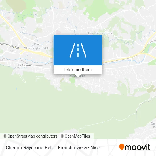 Chemin Raymond Retor map