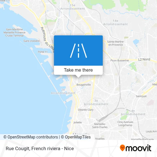 Rue Cougit map