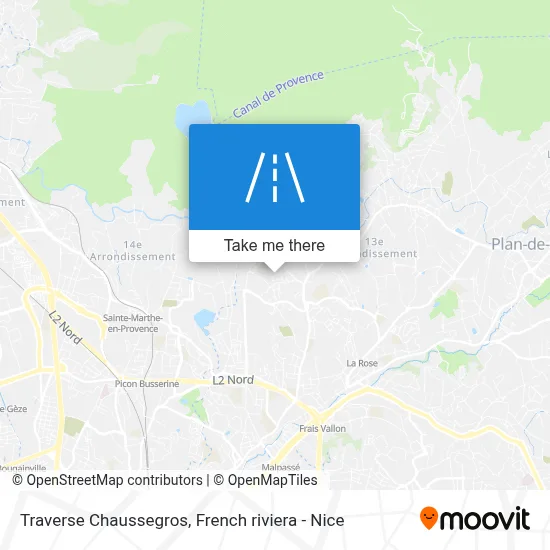 Traverse Chaussegros map
