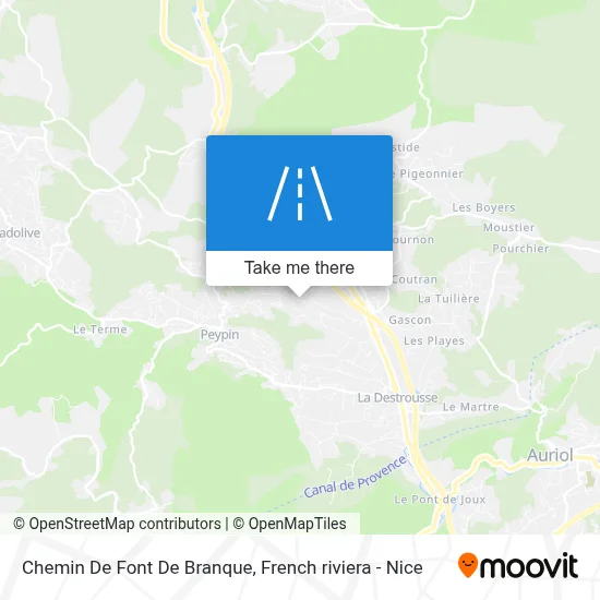 Chemin De Font De Branque map