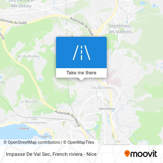 Impasse De Val Sec map