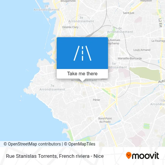 Mapa Rue Stanislas Torrents