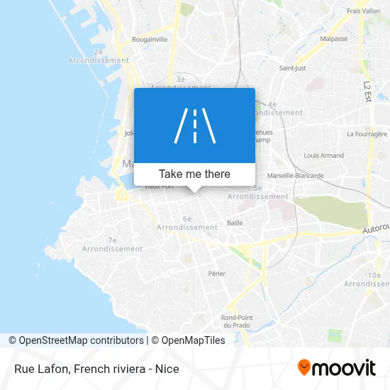 Rue Lafon map