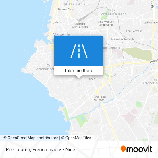 Mapa Rue Lebrun