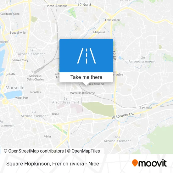 Square Hopkinson map