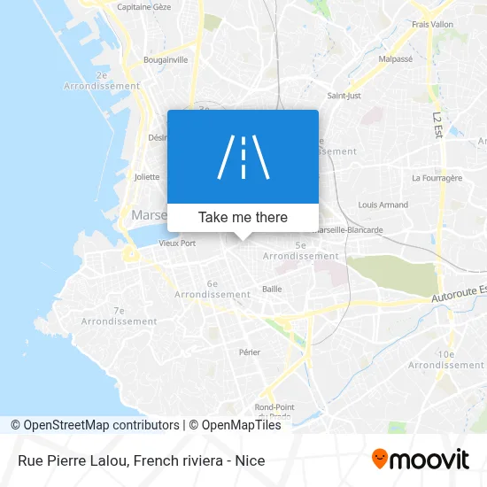 Rue Pierre Lalou map