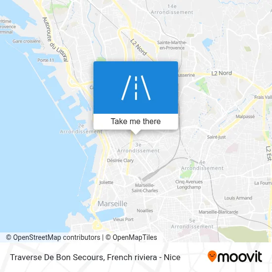 Traverse De Bon Secours map