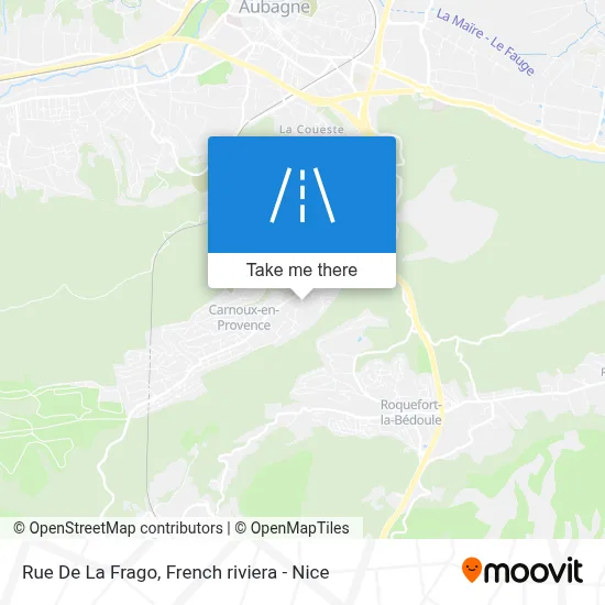 Rue De La Frago map