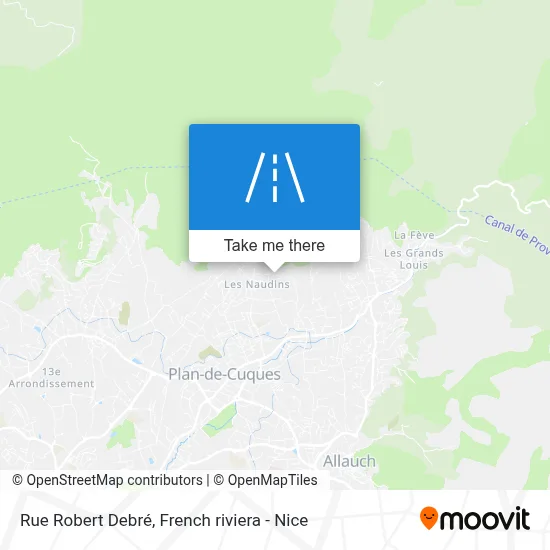 Rue Robert Debré map