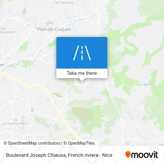 Boulevard Joseph Chiausa map
