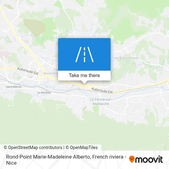 Rond-Point Marie-Madeleine Alberto map