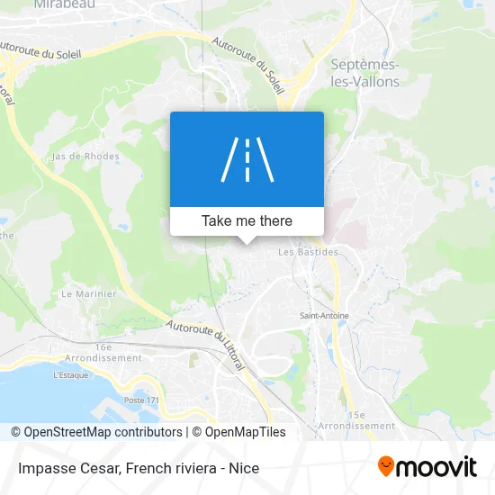 Impasse Cesar map