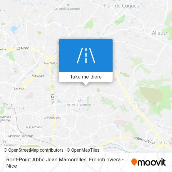 Ront-Point Abbé Jean Marcorelles map