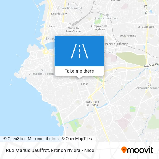 Mapa Rue Marius Jauffret