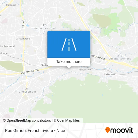 Mapa Rue Gimon