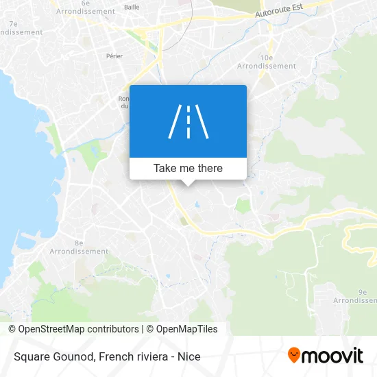 Square Gounod map