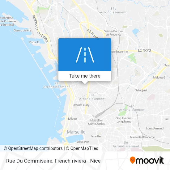 Rue Du Commisaire map