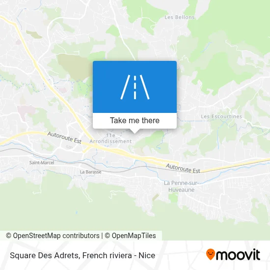 Square Des Adrets map