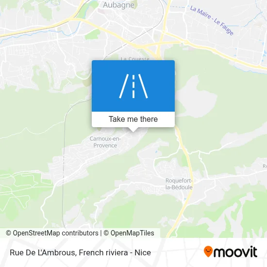 Rue De L'Ambrous map