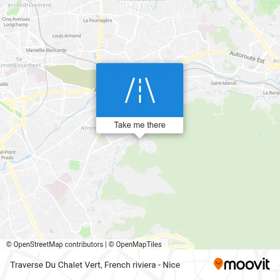 Traverse Du Chalet Vert map