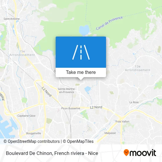 Boulevard De Chinon map