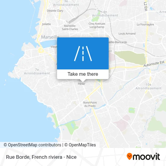 Rue Borde map