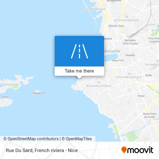 Mapa Rue Du Sard