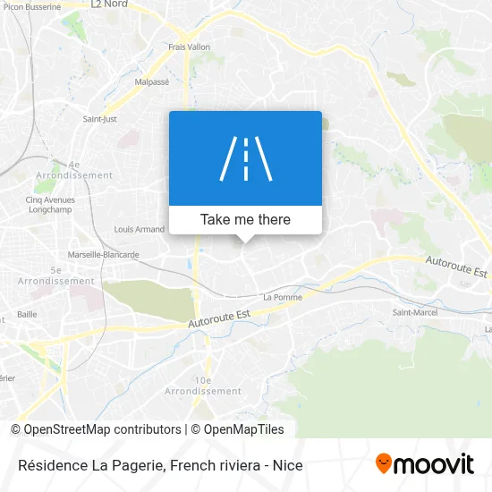 Résidence La Pagerie map