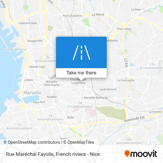 Rue Maréchal Fayolle map